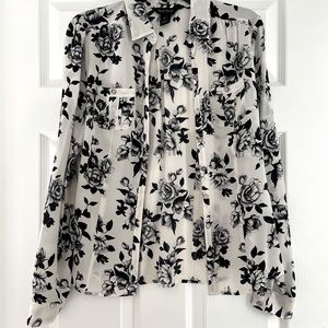 WHBM Silk Blouse